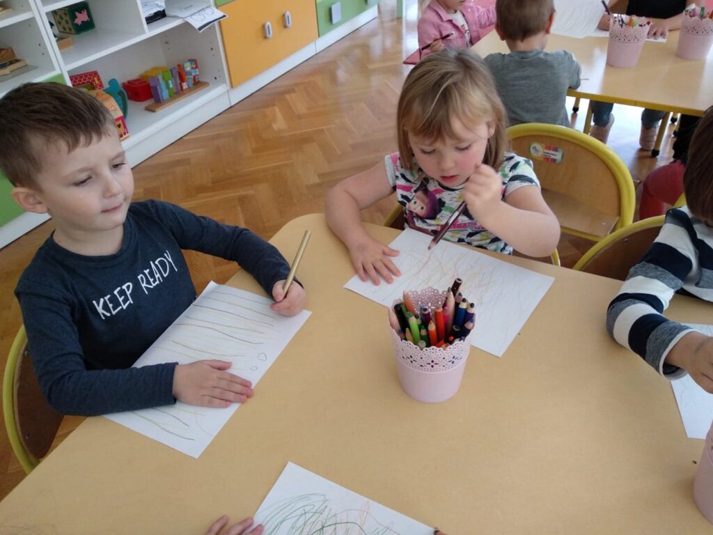 Jesienny krajobraz „Kotków” metodą Doroty Dziamskiej