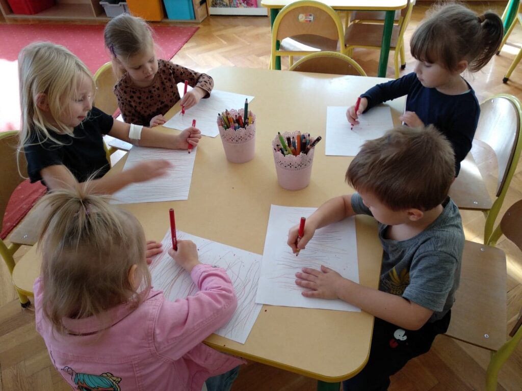 Jesienny krajobraz „Kotków” metodą Doroty Dziamskiej