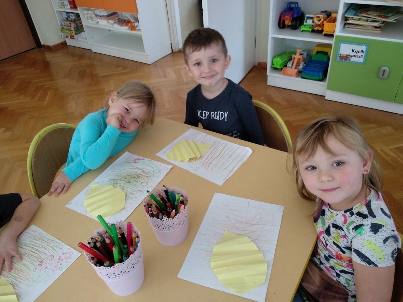 Jesienny krajobraz „Kotków” metodą Doroty Dziamskiej