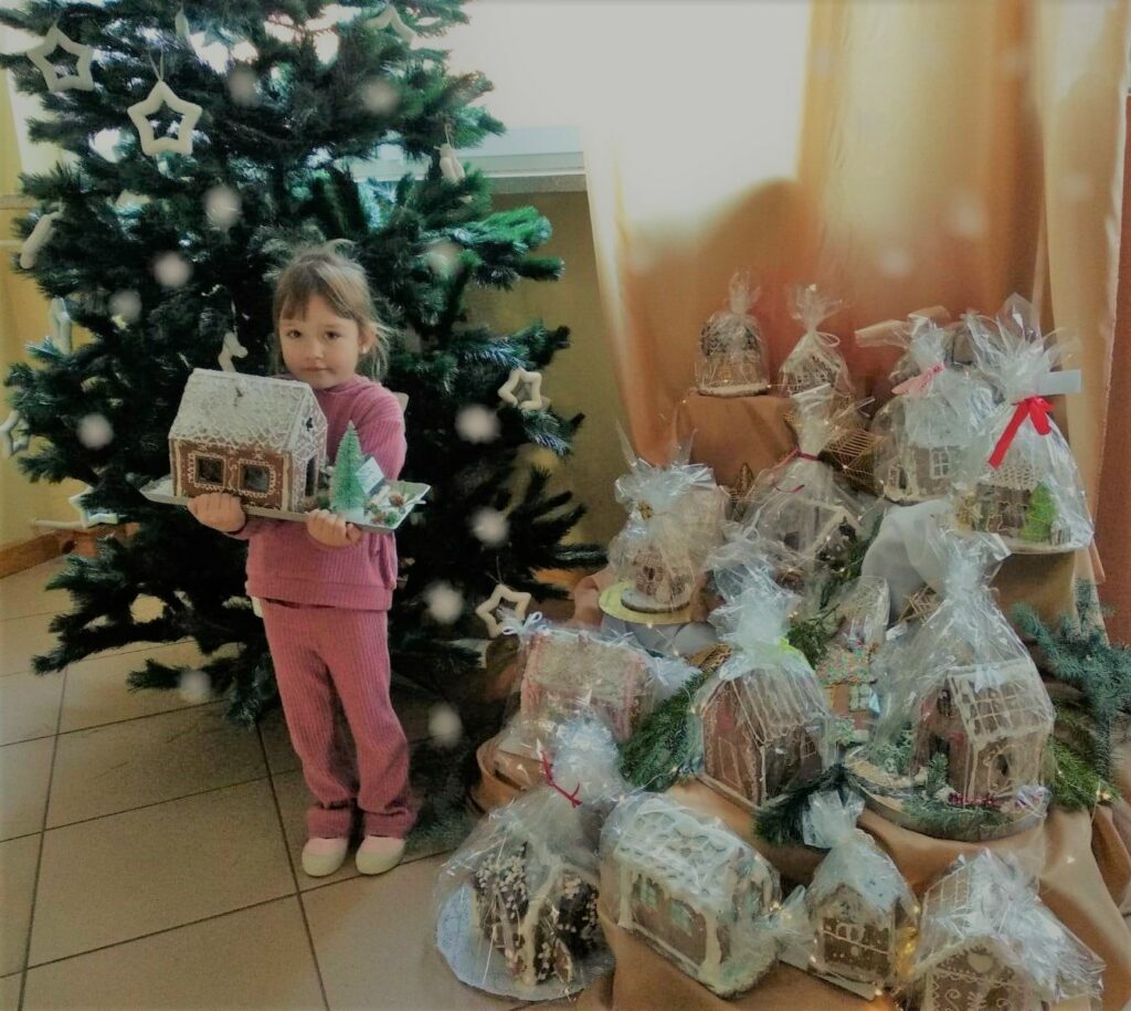 Świąteczny domek z piernika