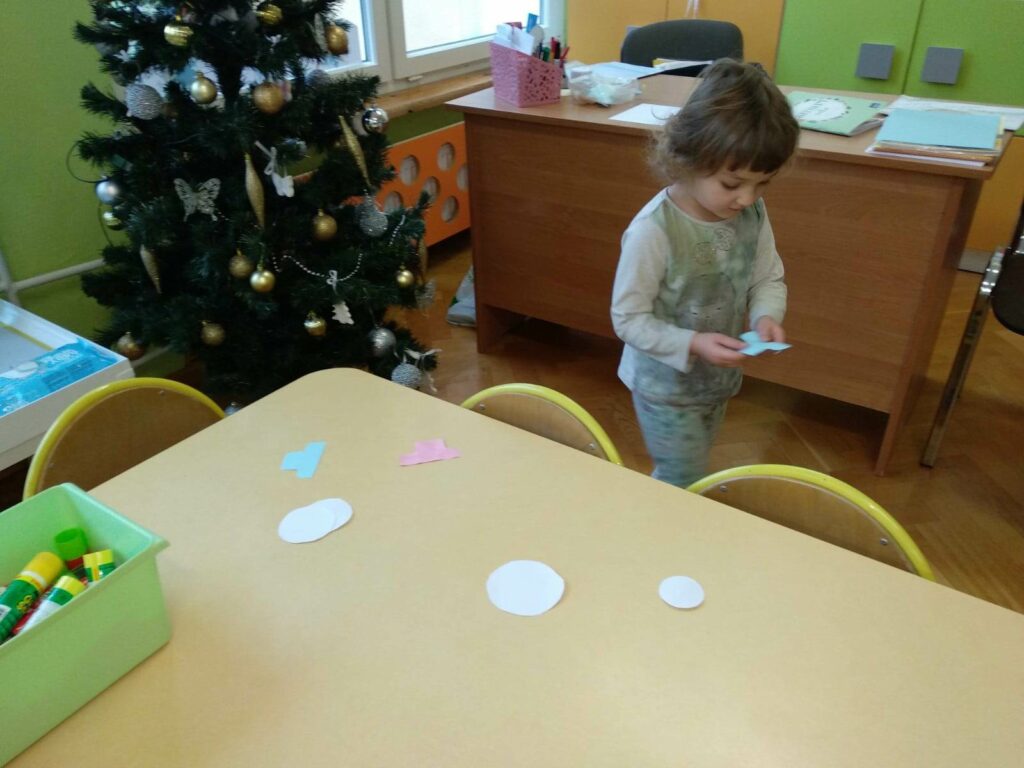 Bałwanki metodą „Edukacji przez ruch” – „Kotki”