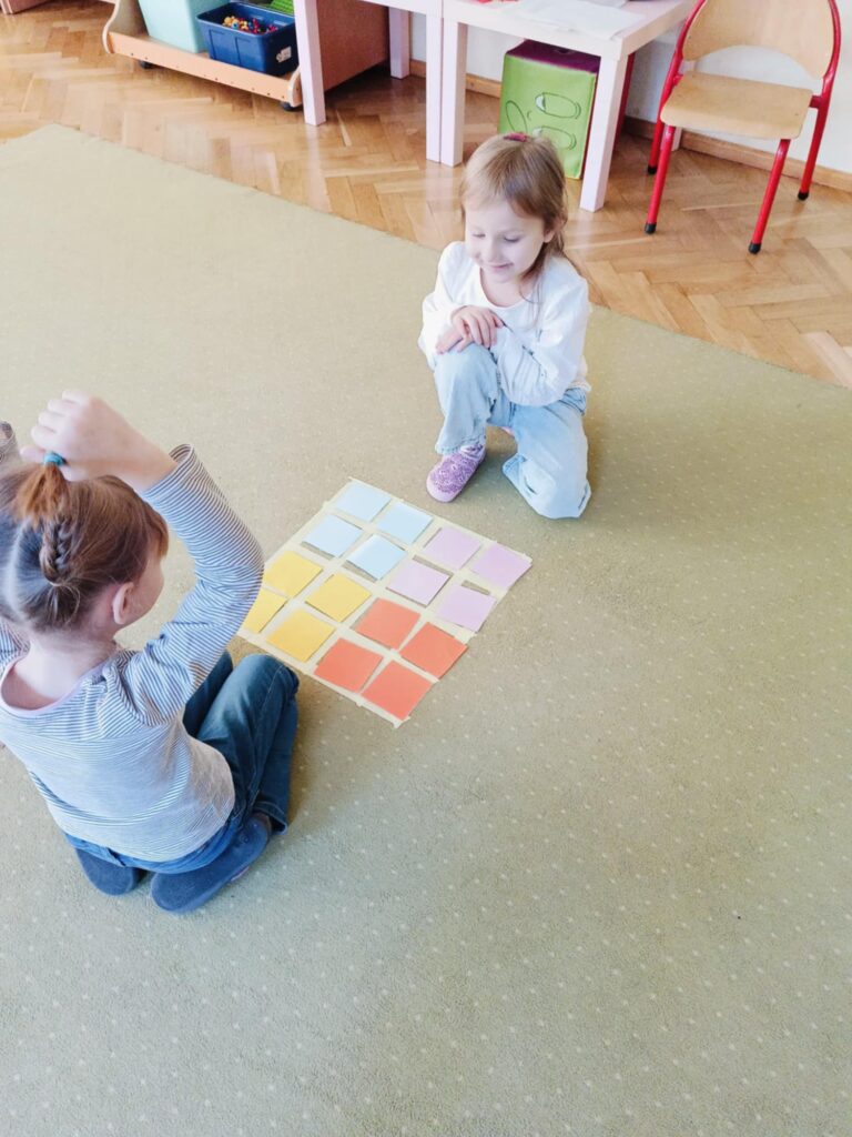 Jesienne zabawy matematyczne „Biedronek”