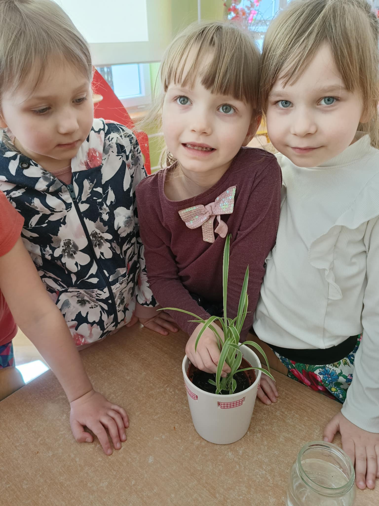 Wiosenne sadzenie roślin w grupie „Biedronki”