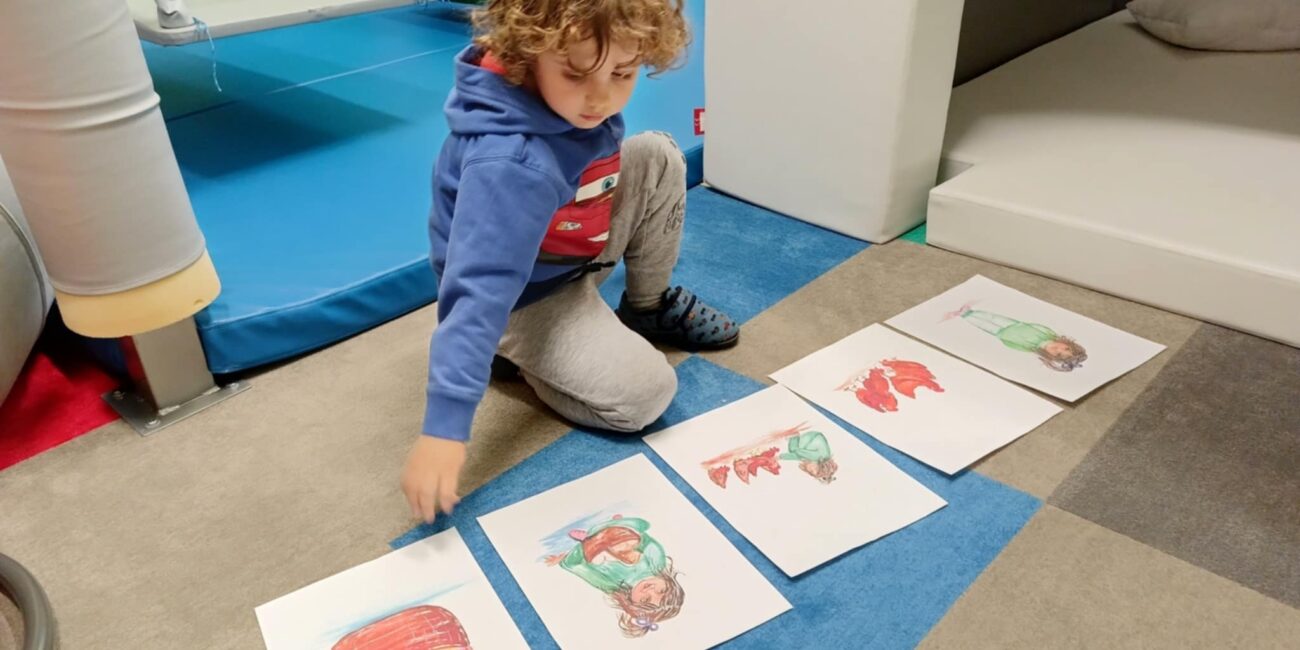 Wiosna zawitała na nasze zajęcia logopedyczne