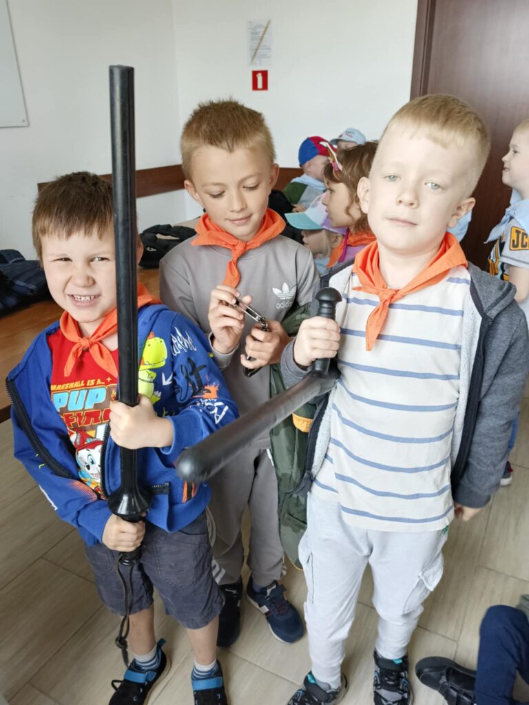 Wizyta „Biedronek” na Komendzie Powiatowej Policji w Łęcznej