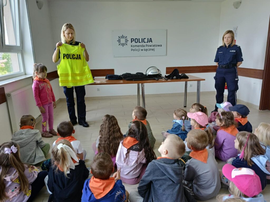Wizyta „Biedronek” na Komendzie Powiatowej Policji w Łęcznej