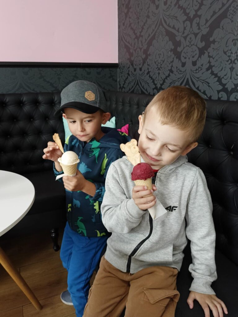 biedronki w lodziarni