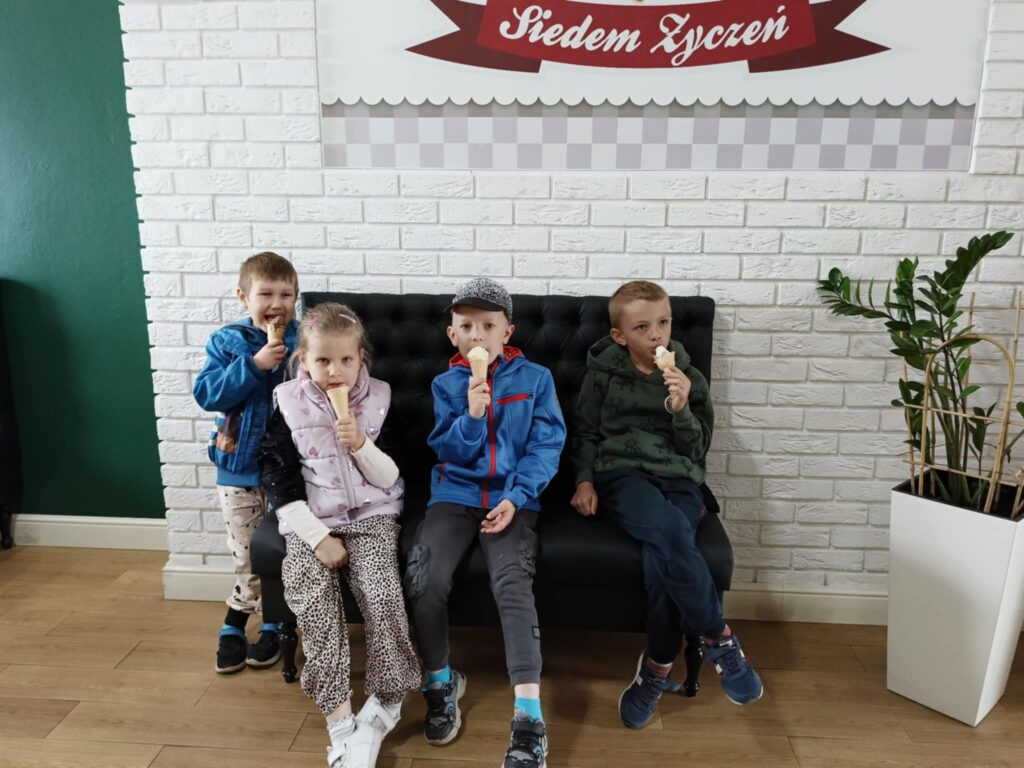 biedronki w lodziarni