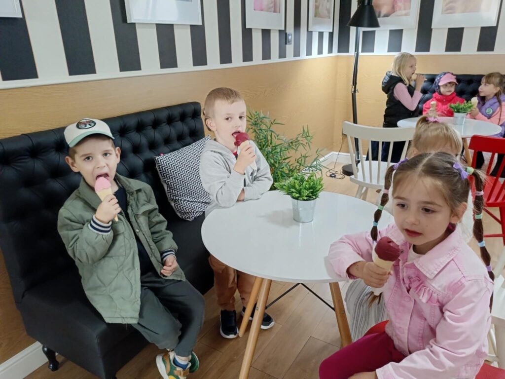 biedronki w lodziarni