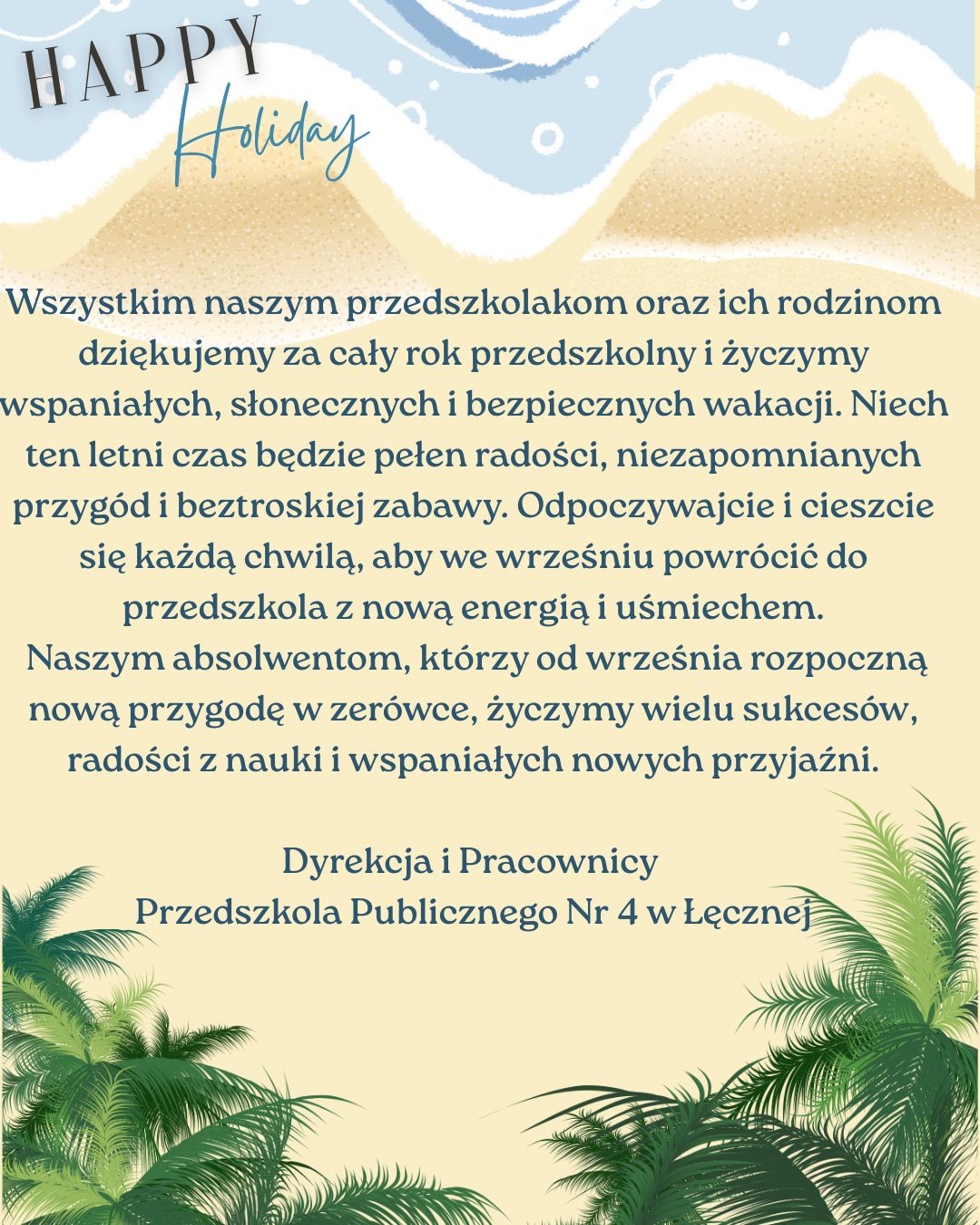 życzenia wakacyjne