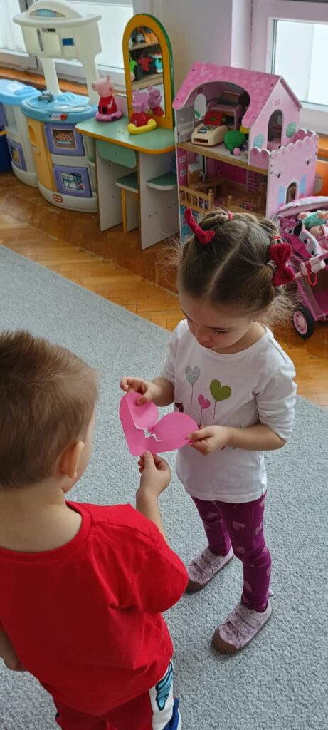 Walentynki w grupie „Słoneczka”