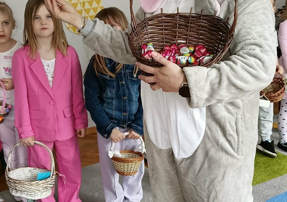 Wizyta Wielkanocnego Zajączka w naszym przedszkolu
