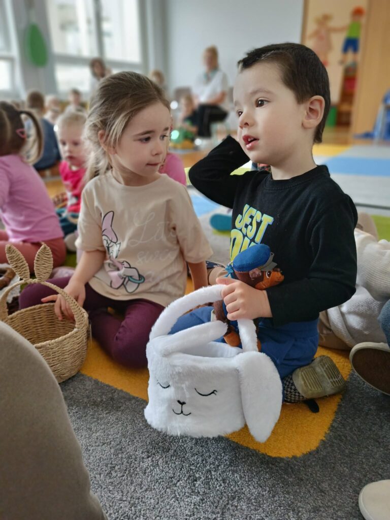 Wizyta Wielkanocnego Zajączka w naszym przedszkolu