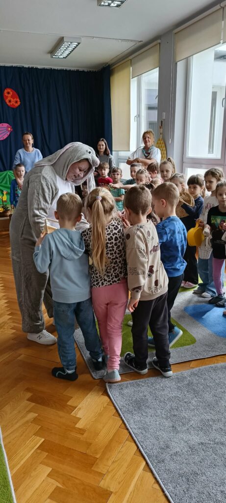 Wizyta Wielkanocnego Zajączka w naszym przedszkolu
