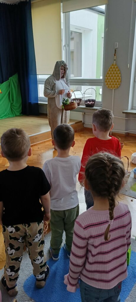Wizyta Wielkanocnego Zajączka w naszym przedszkolu