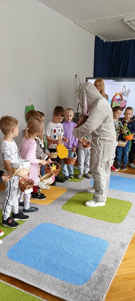 Wizyta Wielkanocnego Zajączka w naszym przedszkolu