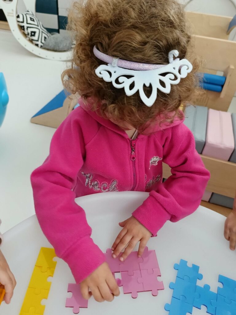 Zajęcia logopedyczne prowadzone w sali Integracji Sensorycznej