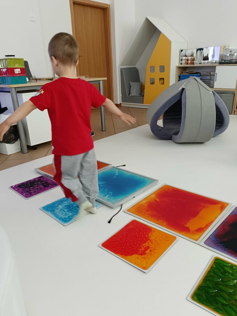 Zajęcia logopedyczne prowadzone w sali Integracji Sensorycznej